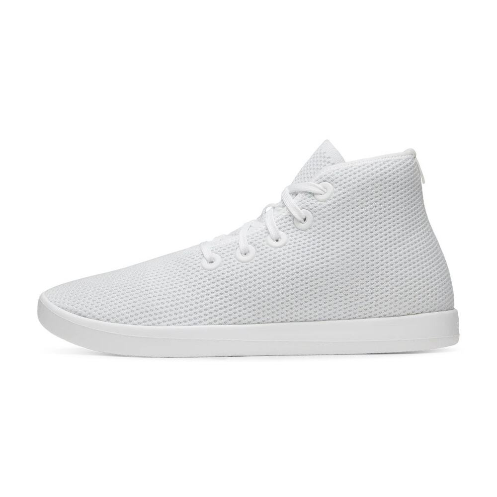 NIB! Allbirds Men's Tree Topper High Top Sustainable Sneaker in Chalk - Size 7